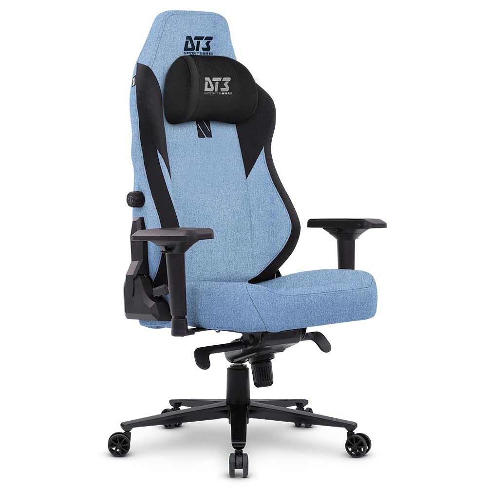 Cadeira Gamer DT3 Nero XL | Tecido Max2Weave | Braços 4D+ | Apoio Lombar Integrado | Até 150Kg | Altura até 1,95m