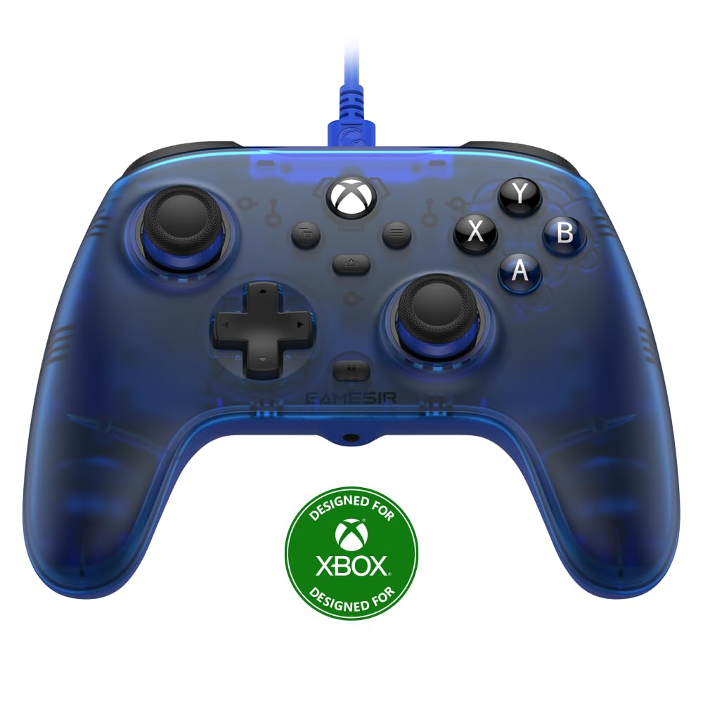 Controle GameSir T7 com Fio | Xbox Series X/S | Xbox One | PC Windows | Hall Effect Anti-Drift | Gatilhos Magnéticos