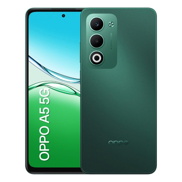 OPPO A5 – 6GB RAM | 256GB | 6000mAh | 50MP | Snapdragon 6S Gen 1