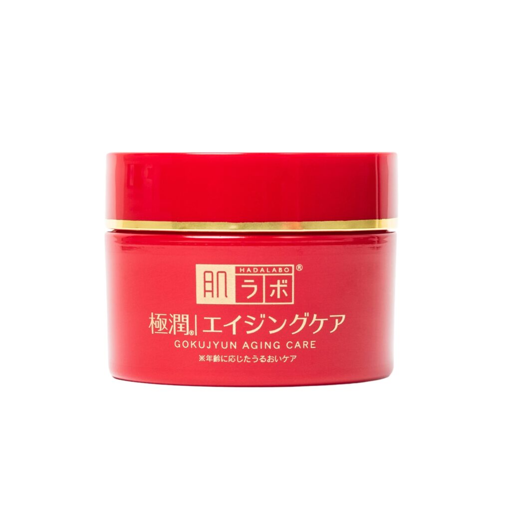 Creme Facial Hada Labo Gokujyun Aging Cream 50g | Ácido Hialurônico | Niacinamida | Manteiga de Karité | Anti-Idade