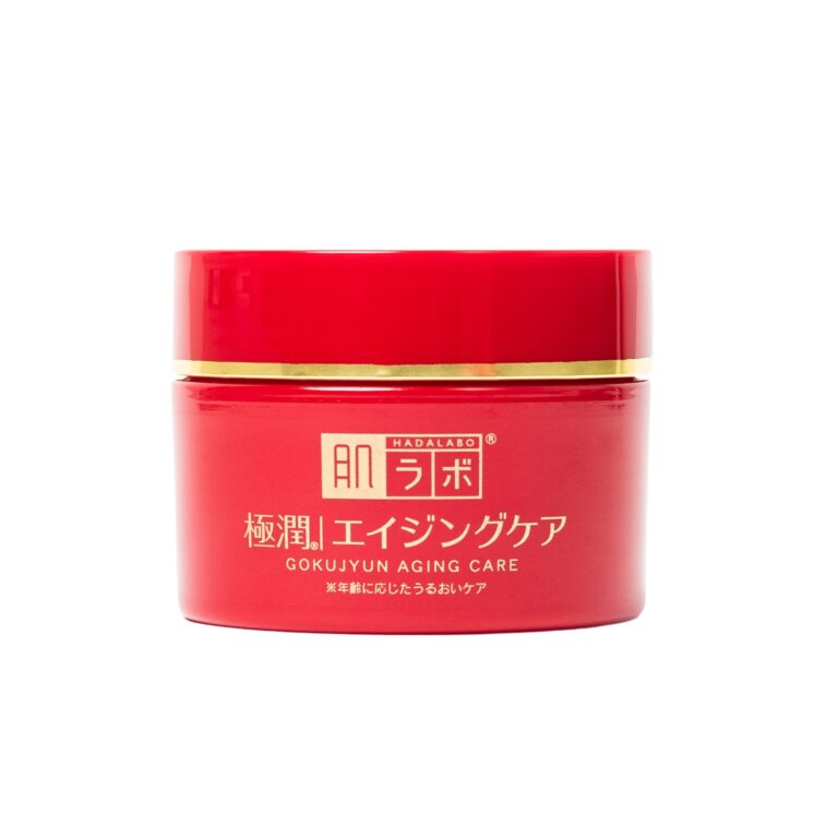 Creme Facial Hada Labo Gokujyun Aging Cream 50g | Ácido Hialurônico | Niacinamida | Manteiga de Karité | Anti-Idade