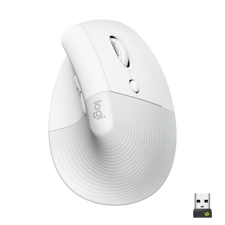 Mouse Logitech Lift Vertical | Ergonômico 57° | Cliques Silenciosos | Bluetooth/Logi Bolt