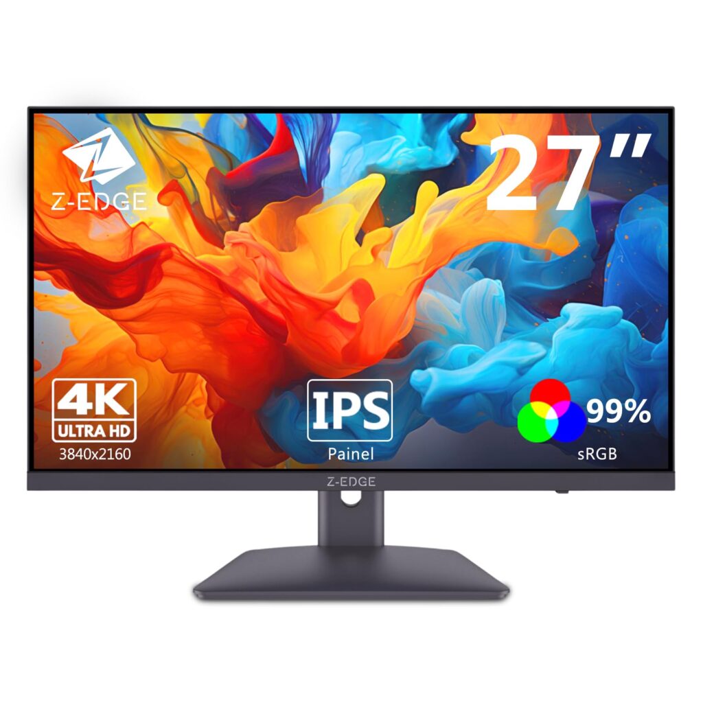 Monitor Z-Edge 27″ 4K IPS | FreeSync | 99% sRGB | HDMI e DisplayPort