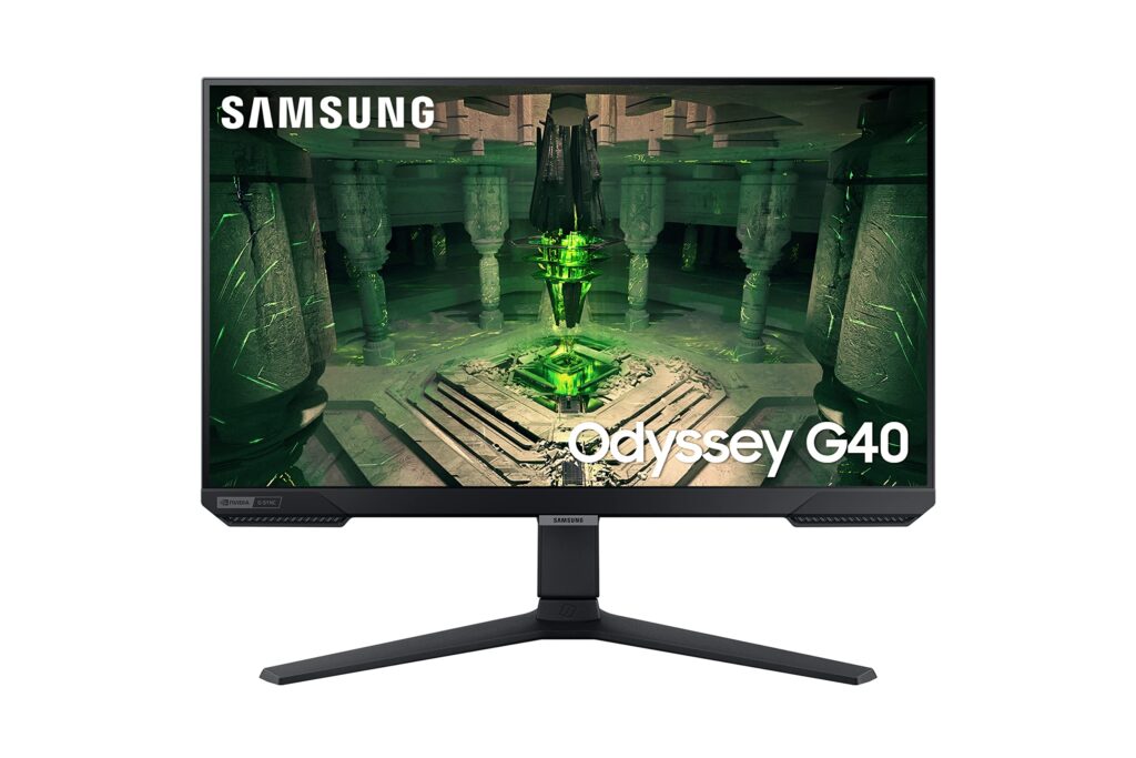 Monitor Gamer Samsung Odyssey 25″ FHD | 240Hz | 1ms | G-Sync | FreeSync | Ajuste de Altura | Série G40