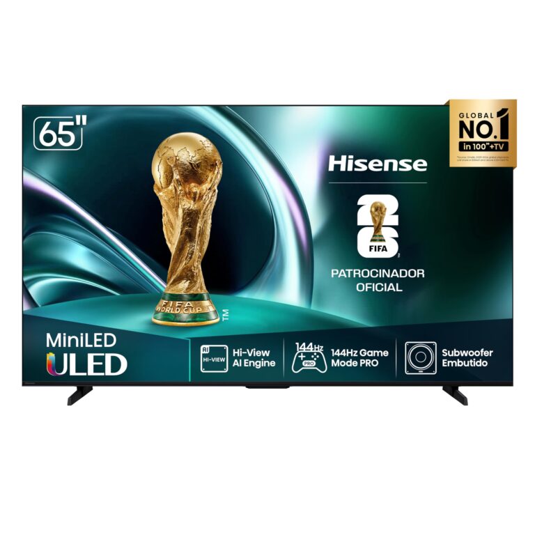 Smart TV Hisense 65″ 4K Mini LED 65U7QG | 144Hz | Dolby Vision IQ/Atmos | Game Mode Pro | Google TV