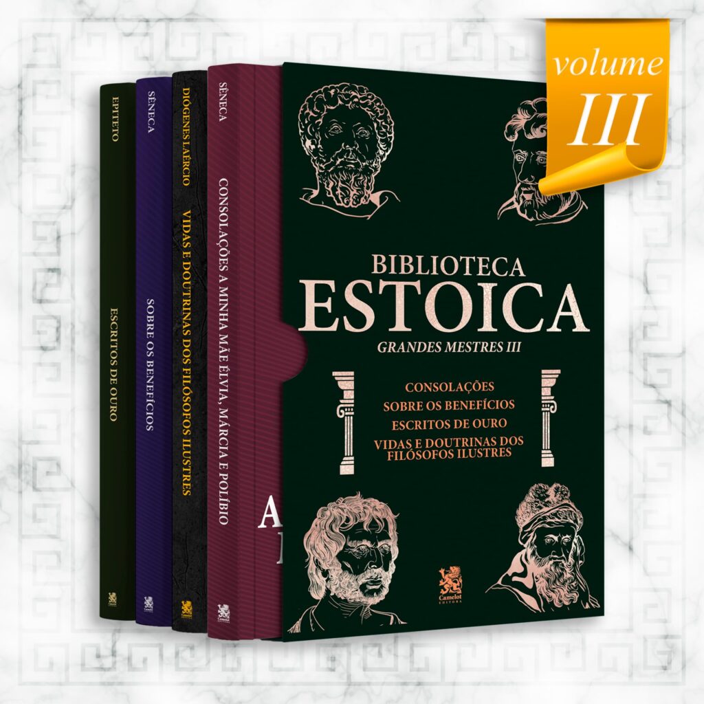 Biblioteca Estoica: Grandes Mestres Volume III – Box com 4 Livros