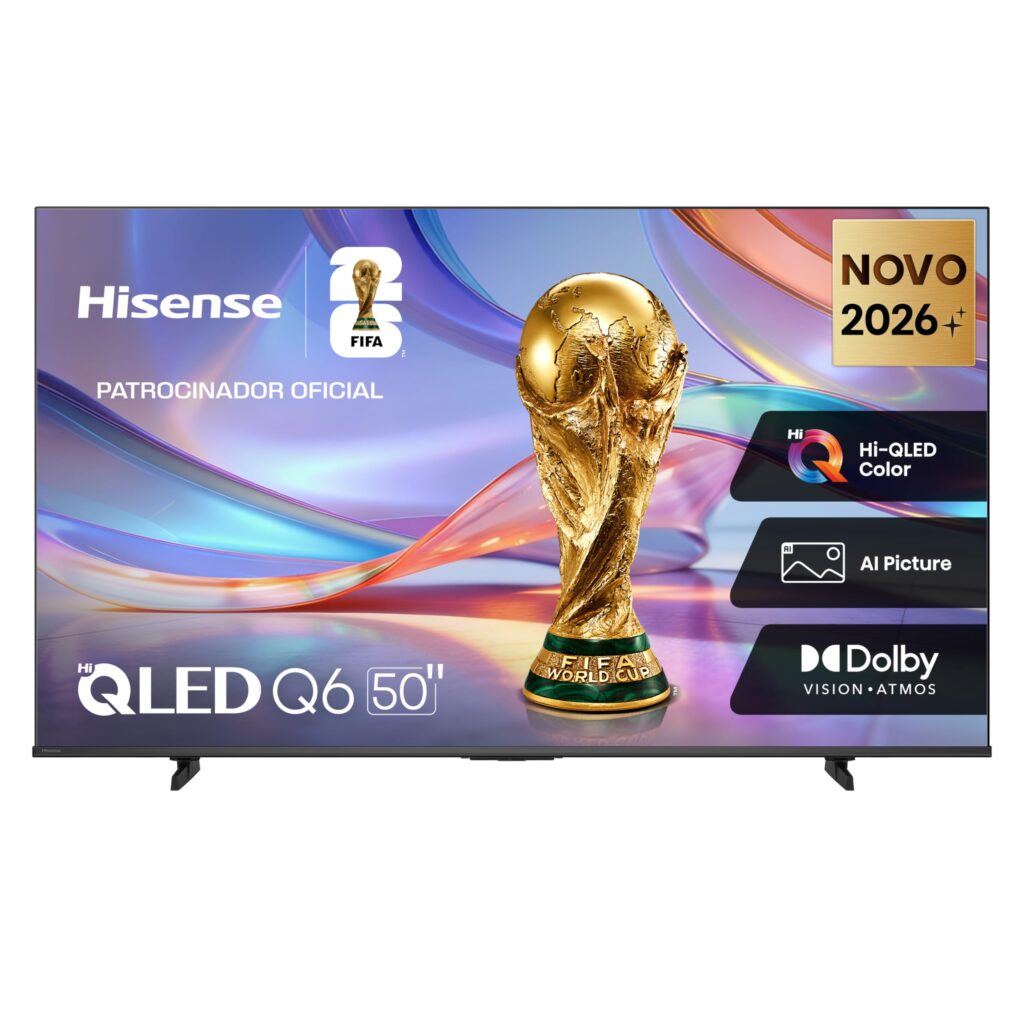 Smart TV Hisense 50″ 4K QLED | 50Q6QVV | Modelo 2026
