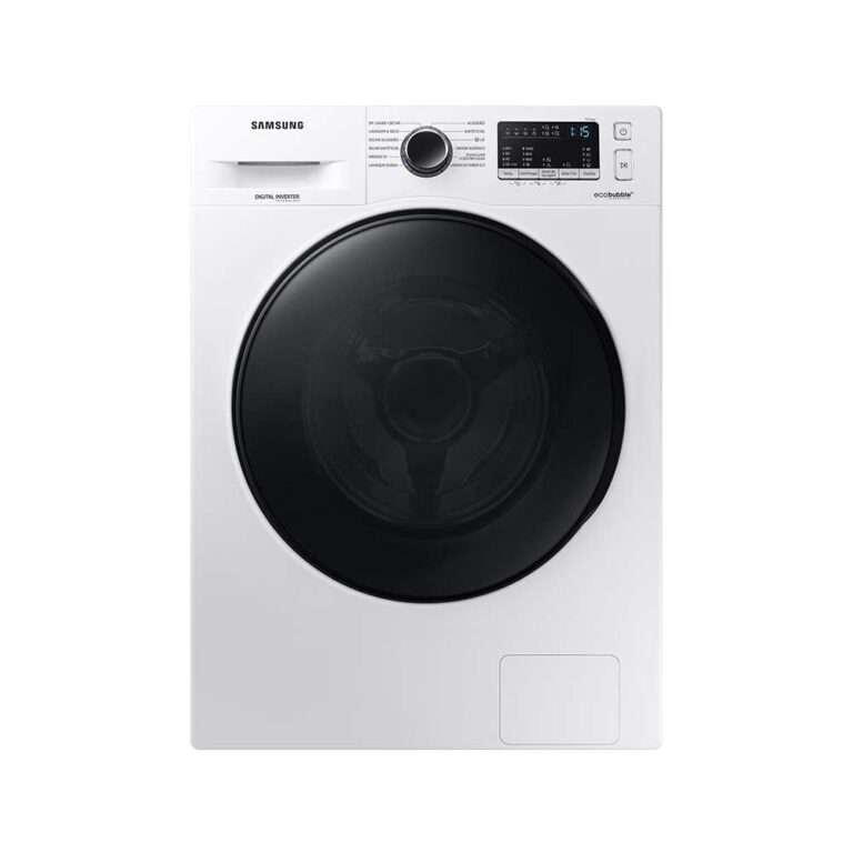 Lava e Seca Samsung 11kg Inverter 3 em 1 Água Quente e Fria Branca WD11A4453BW