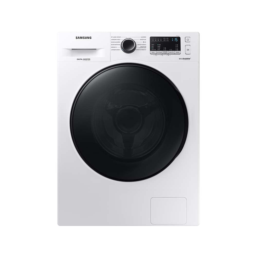 Lava e Seca Samsung 11kg Inverter 3 em 1 Água Quente e Fria Branca WD11A4453BW