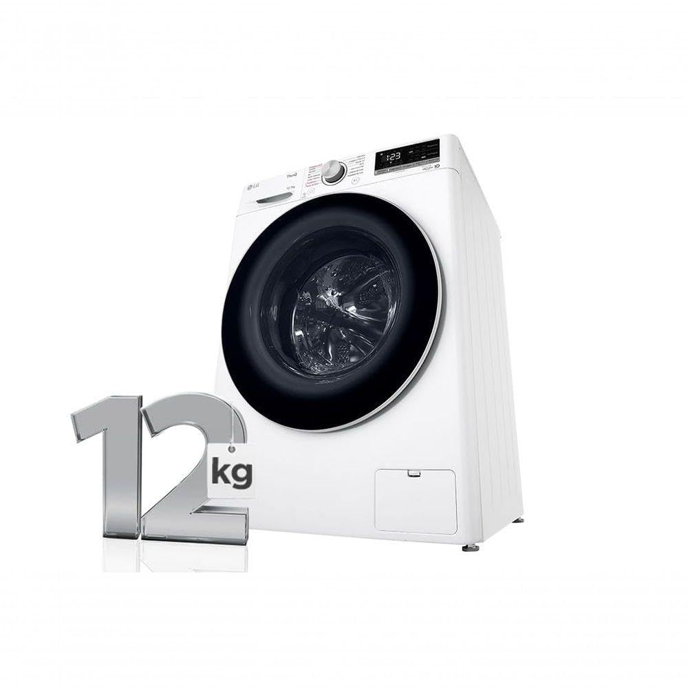 Lava e Seca LG 12kg Smart VC4 CV5012WC4 com Inteligência Artificial Água Quente e Fria