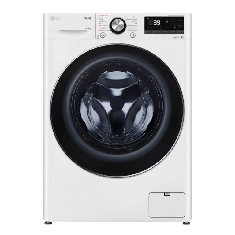 Lava e Seca LG VC2 14Kg | AI DD | Smart | Branca | 127V | CV9014WC2