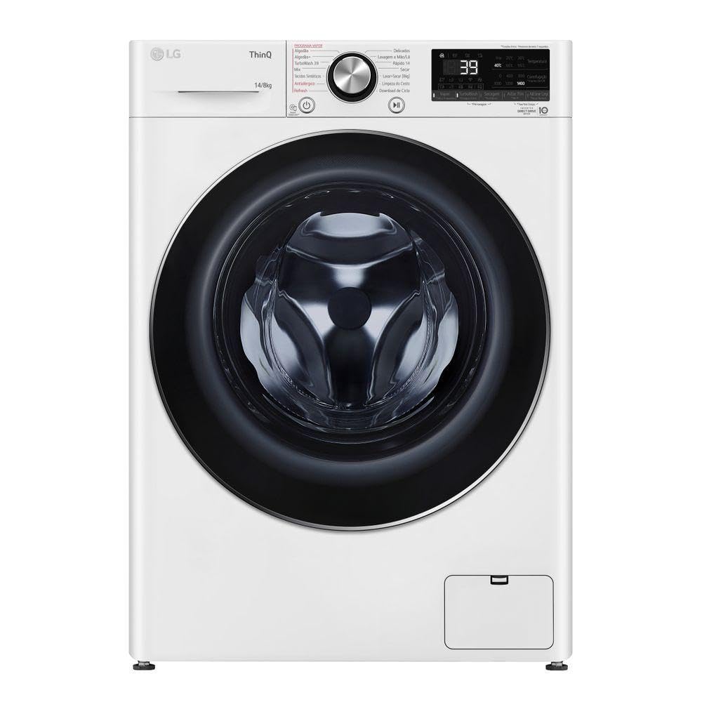 Lava e Seca LG VC2 14Kg | AI DD | Smart | Branca | 127V | CV9014WC2