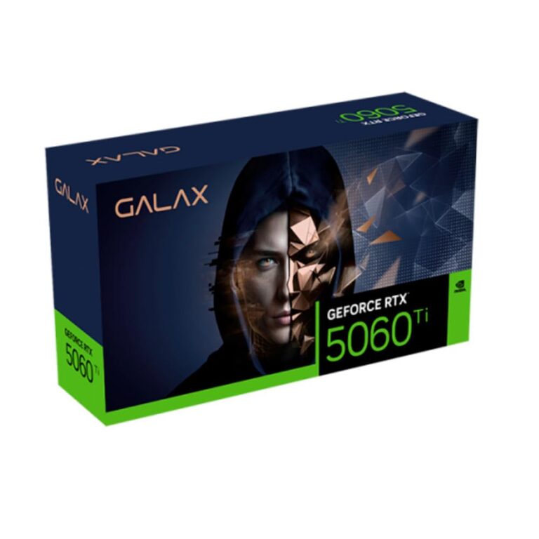 Placa de Vídeo Galax GeForce RTX 5060 Ti 8GB | GDDR7 | 1-Click OC | 128-bit