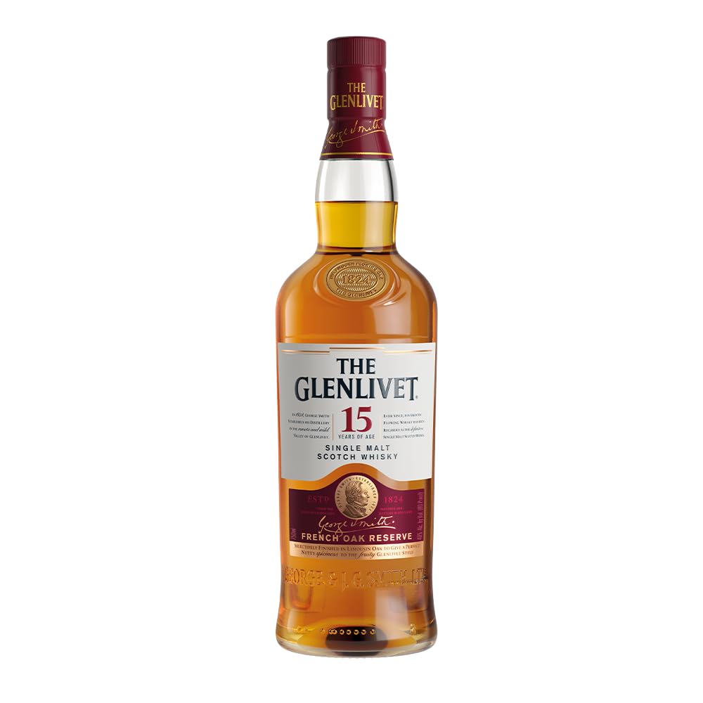 Whisky The Glenlivet 15 Anos | Single Malt Escocês | 750ml