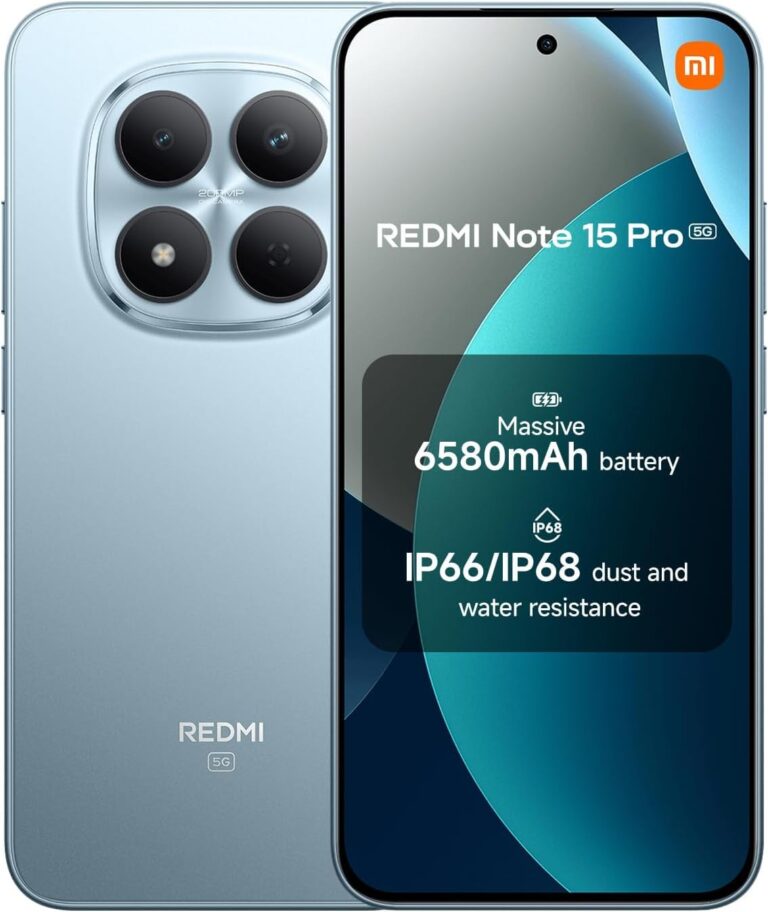 Redmi Note 15 Pro 5G | 8GB | 256GB | AMOLED 6.83″ 1.5K 120Hz | Dimensity 7400-Ultra | 200MP | 6580 mAh | 45W