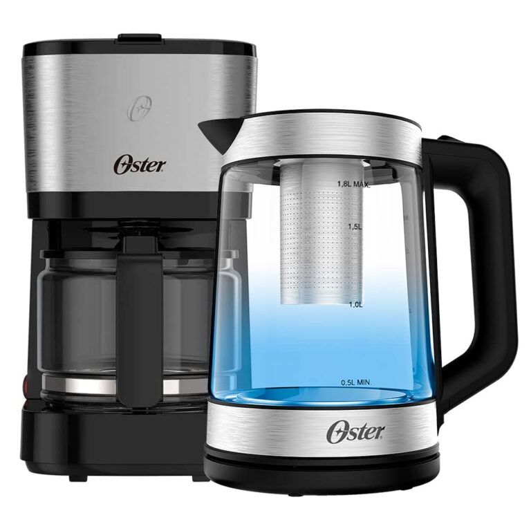 Kit Oster | Chaleira Elétrica Tea | Cafeteira Inox Compacta | 220V