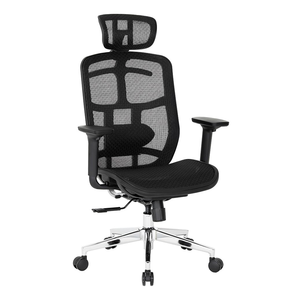 Cadeira Ergonômica DT3 Diana | Mesh Vidartex | Braços e Apoio 3D