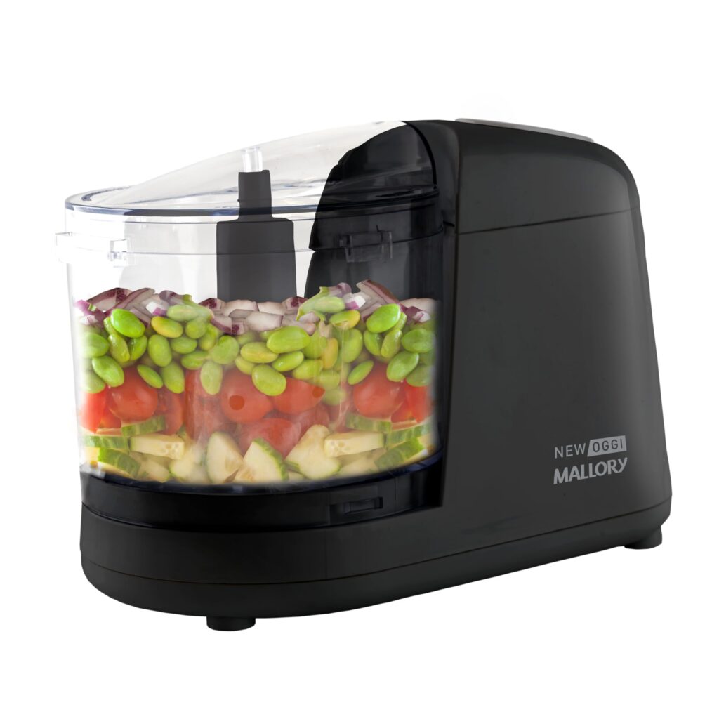 Mini Processador Mallory New Oggi | 150W | 350ml | Corte, Trituração e Moagem | 220V