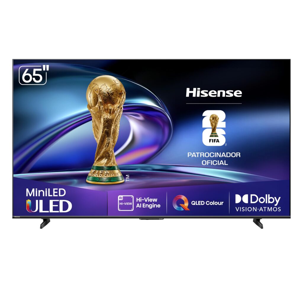 Smart TV Hisense 65U6QV 65″ | 4K | Mini LED | Dolby Vision IQ | HDR10+ | Dolby Atmos | Modo Filmmaker