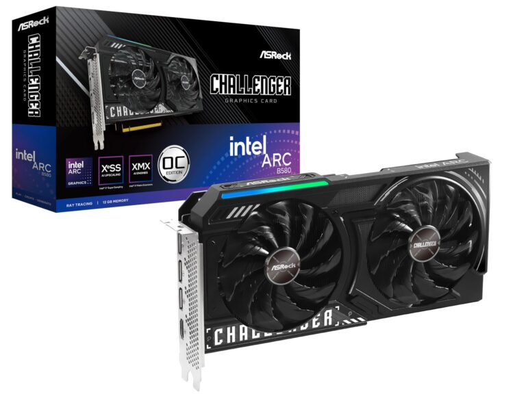 Placa de Vídeo ASRock Intel Arc B580 Challenger OC 12GB | 192-bit