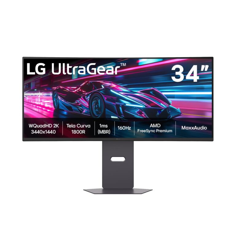Monitor Gamer LG UltraGear 34G600A-B 34″ | Quad HD 2K | UltraWide | 160Hz | 1ms