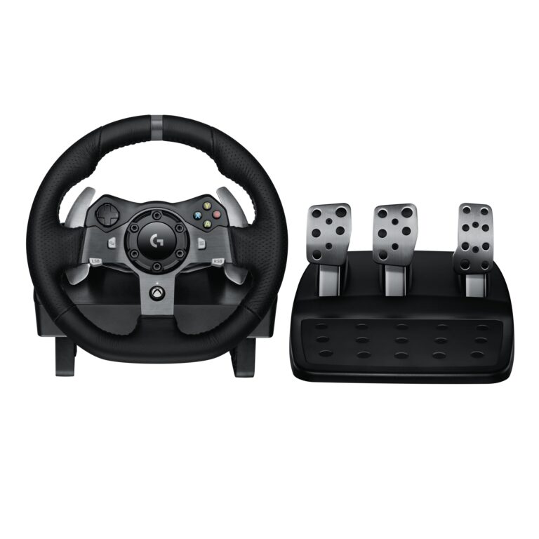 Volante Logitech G920 Driving Force | Force Feedback | Pedais Inclusos | Xbox e PC