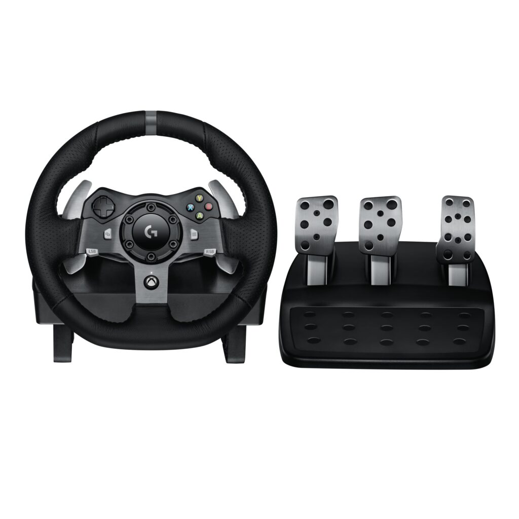 Volante Logitech G920 Driving Force | Force Feedback | Pedais Inclusos | Xbox e PC
