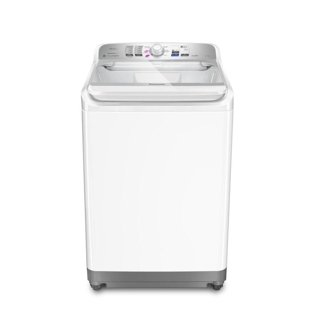 Máquina de Lavar Panasonic 15kg | Função Vanish | Branca | 127V