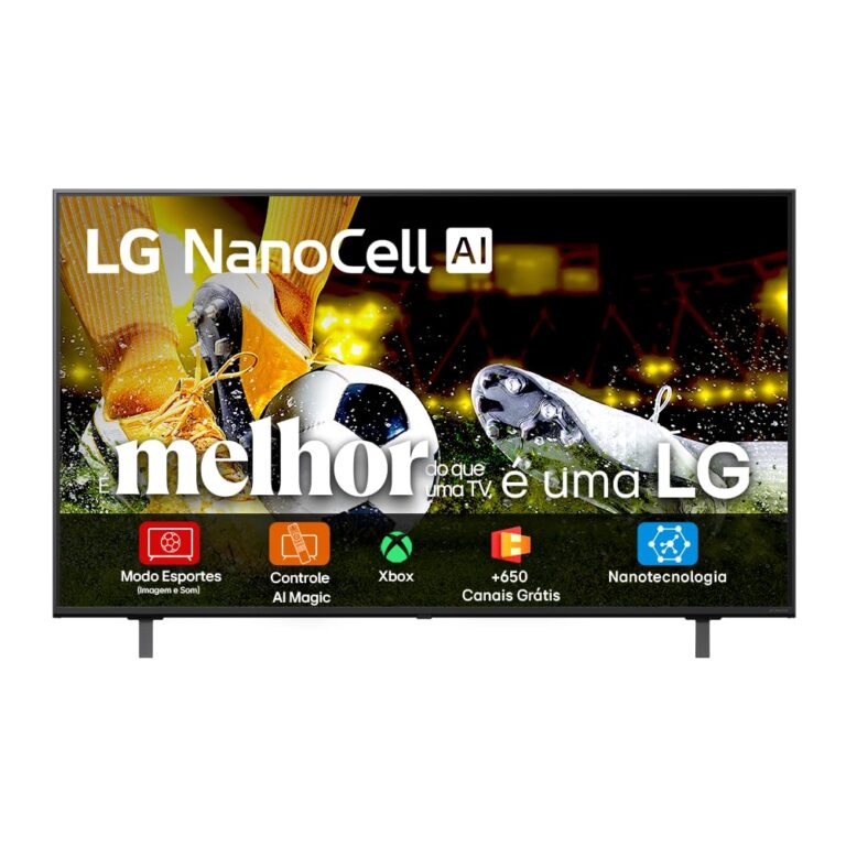 Smart TV LG NanoCell 50NANOA 50″ | 4K | Processador α7 AI Gen8 | WebOS 25 | Alexa | Smart Magic