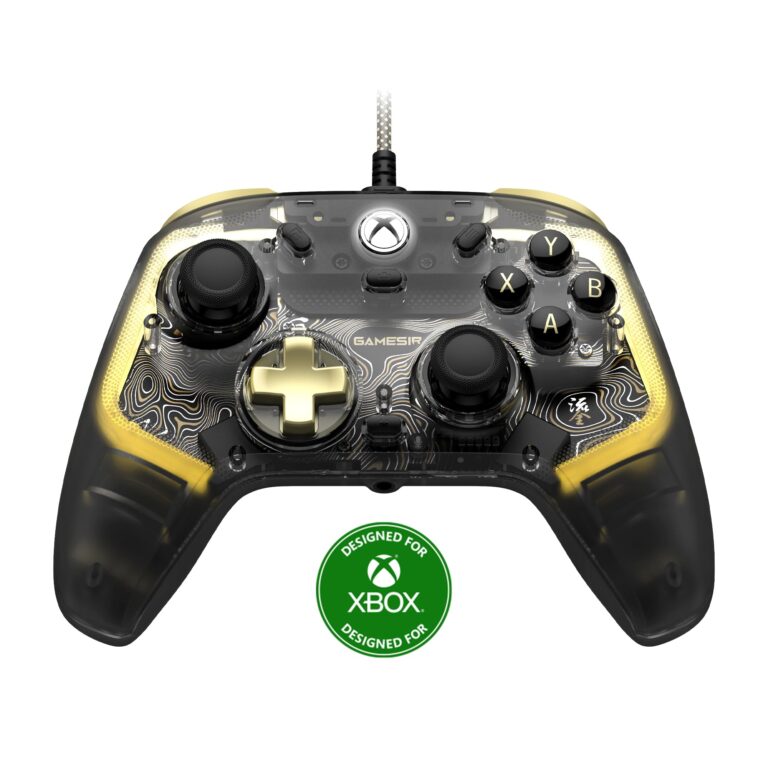 Controle GameSir Kaleid Flux | Xbox Series X|S | One | PC | Hall Effect | RGB