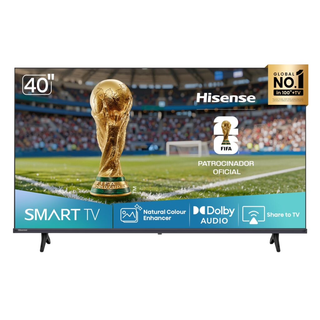 Smart TV Hisense 40″ FHD 40A4NV | HDR10 | DTS Virtual:X | Alexa