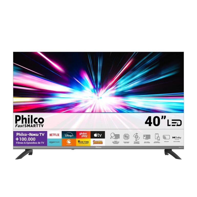 Smart TV Philco 40″ Roku TV | HDR10 | Dolby Audio | P40CRA