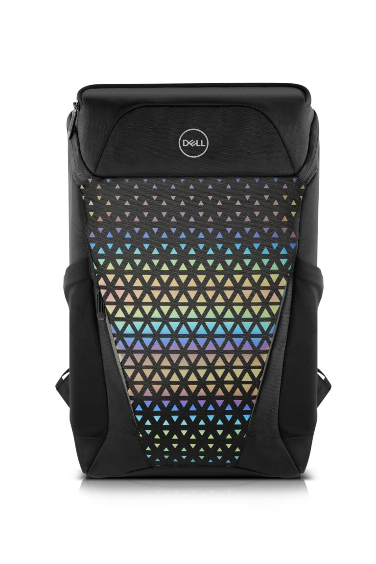 Mochila Dell Gaming Preta | para Notebook até 17.3″, Resistente à Água, Capa de Chuva Integrada