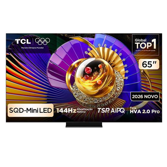 Smart TV TCL 65″ SQD Mini LED 4K C7L | 144Hz | Google TV | AiPQ Pro | Dolby Vision