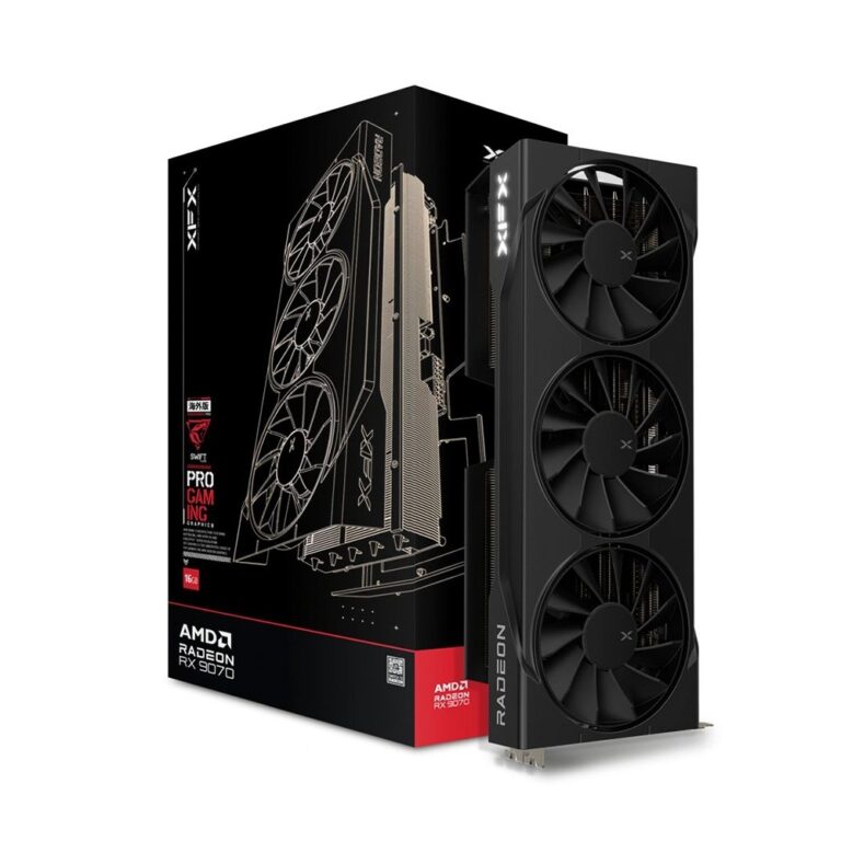 Placa de Vídeo XFX Swift Radeon RX 9070 OC Triple Fan 16GB | GDDR6 | RDNA 4