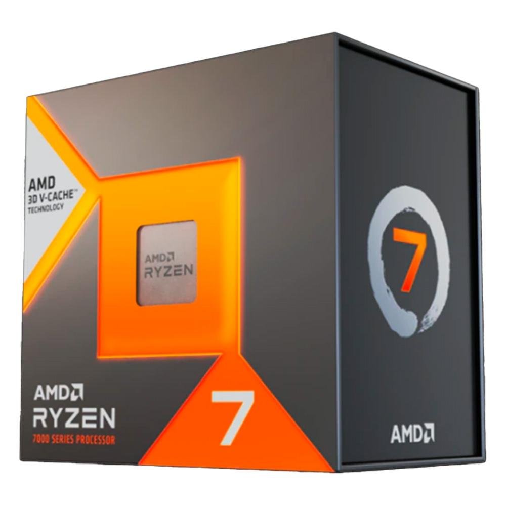 Processador AMD Ryzen 7 7800X3D | 8 Núcleos | Cache 104MB | AM5 | Vídeo Integrado