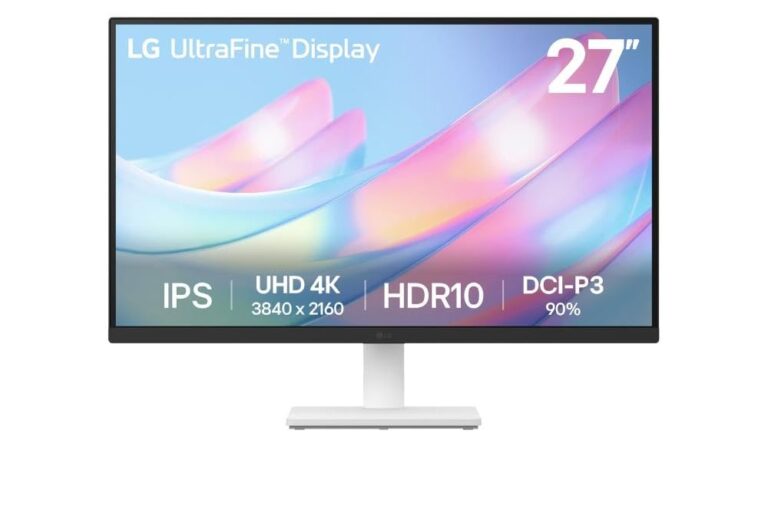 Monitor LG UltraFine de 27″ IPS 4K UHD | HDR10 | 27US500-W