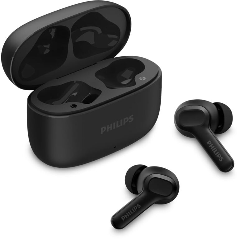 Fone Philips TAT1109BK/00 | TWS | Bluetooth | Microfone | Até 24h de Bateria