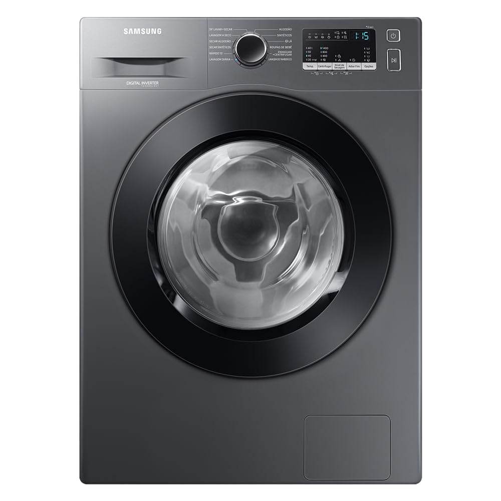 Lava e Seca Samsung | 11kg Lava | 7kg Seca | Inox Look | 127V