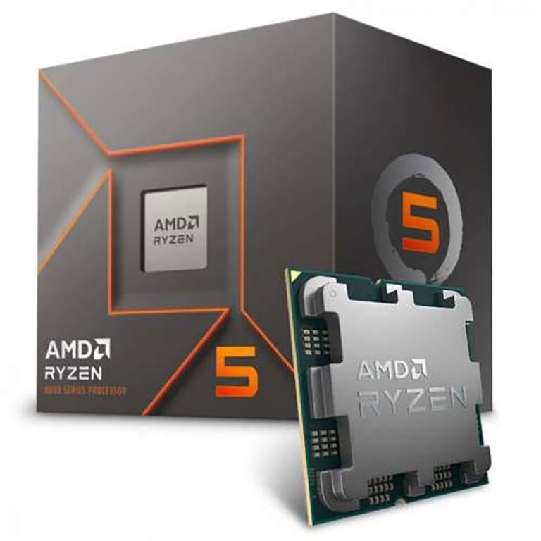 Processador AMD Ryzen 5 8400F | 6 Núcleos | 12 Threads | 4,7GHz | 22MB Cache | AM5