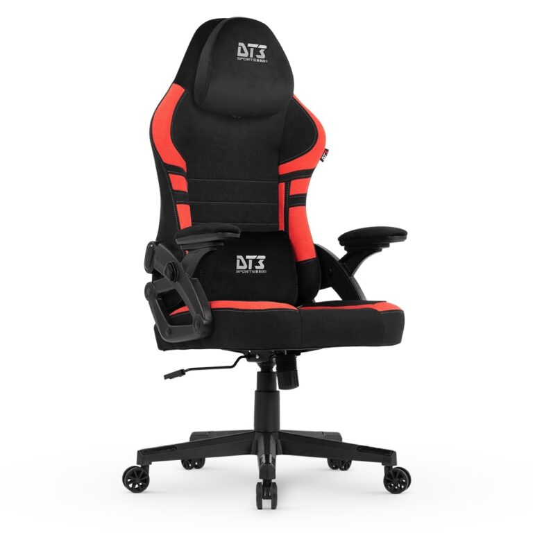 Cadeira Gamer DT3 GX | Reclinável | Apoio de Cabeça Ajustável | Max2Weave | 110kg | Vermelha