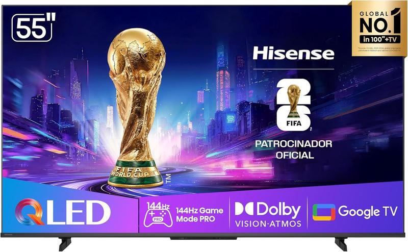 Smart TV Hisense 55Q7QG | 55″ | QLED 4K | Dolby Vision | Dolby Atmos | HDR10 | Wi-Fi