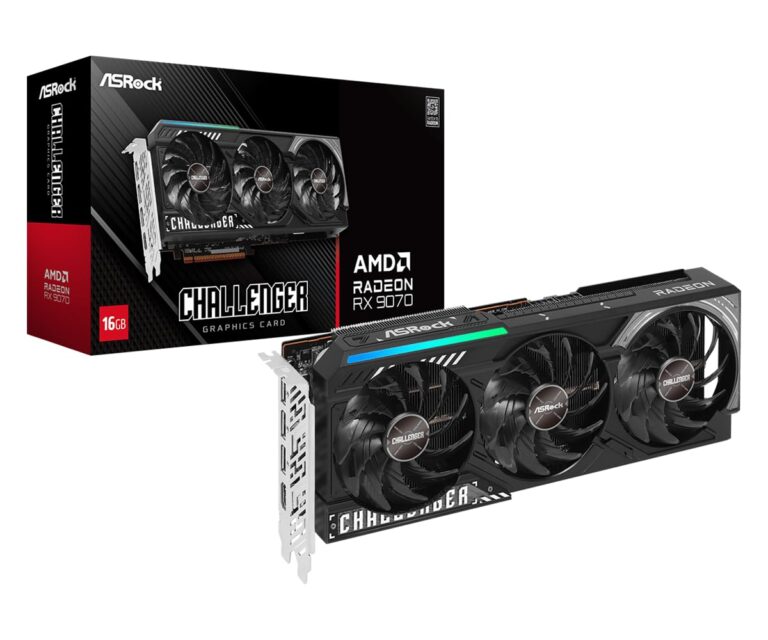 Placa de Vídeo ASRock RX 9070 Challenger | 16GB GDDR6