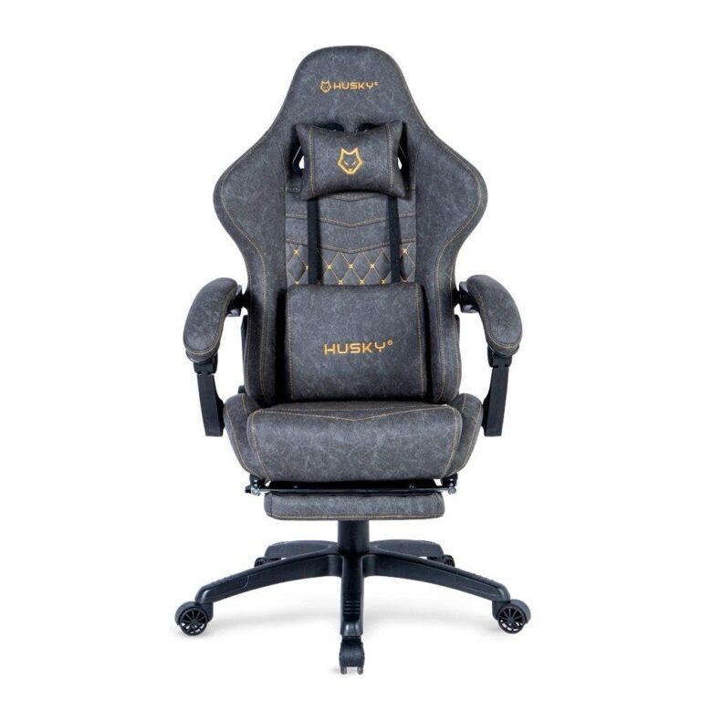 Cadeira Gamer Husky Tempest 700 | 145kg | Reclinável 150° | PU | Apoio para Pés