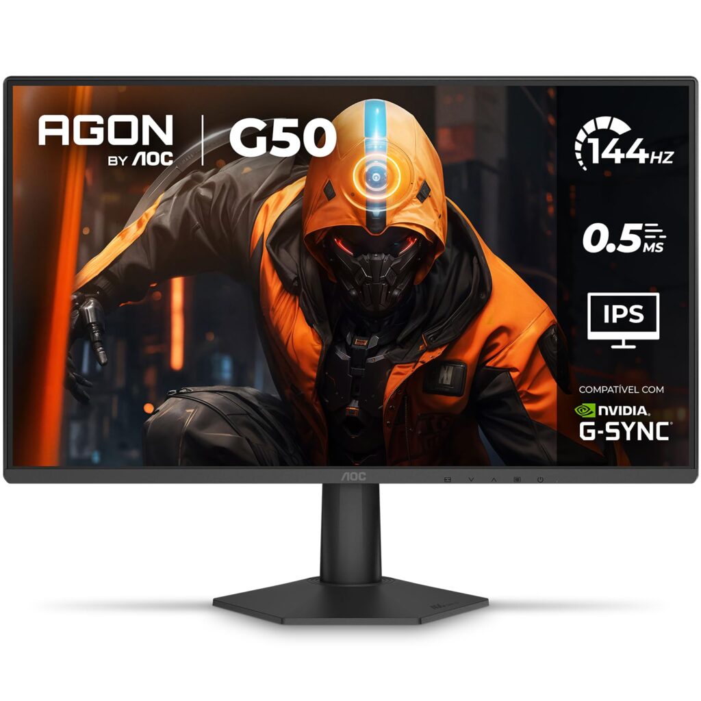 Monitor Gamer AOC AGON G50 27G50F | 27″ | IPS | 144Hz | 0,5ms | HDR10 | G-Sync