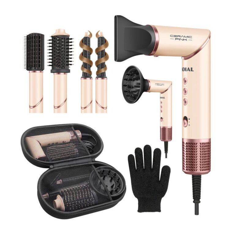 Secador Multifuncional Mondial SM-01 | 5 em 1 | 1500W | 110V | Rosa Claro