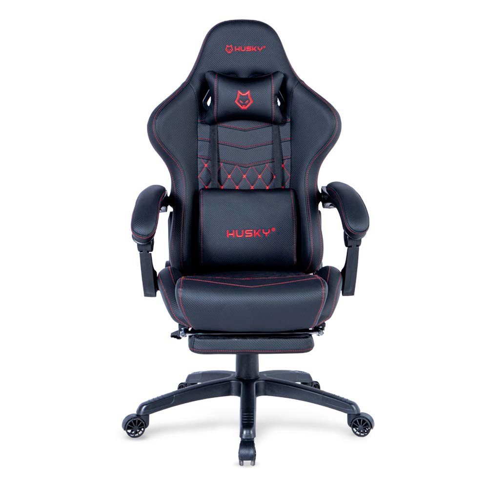 Cadeira Gamer Husky Tempest 700 | 145kg | Reclinável 150° | PU | Apoio para Pés