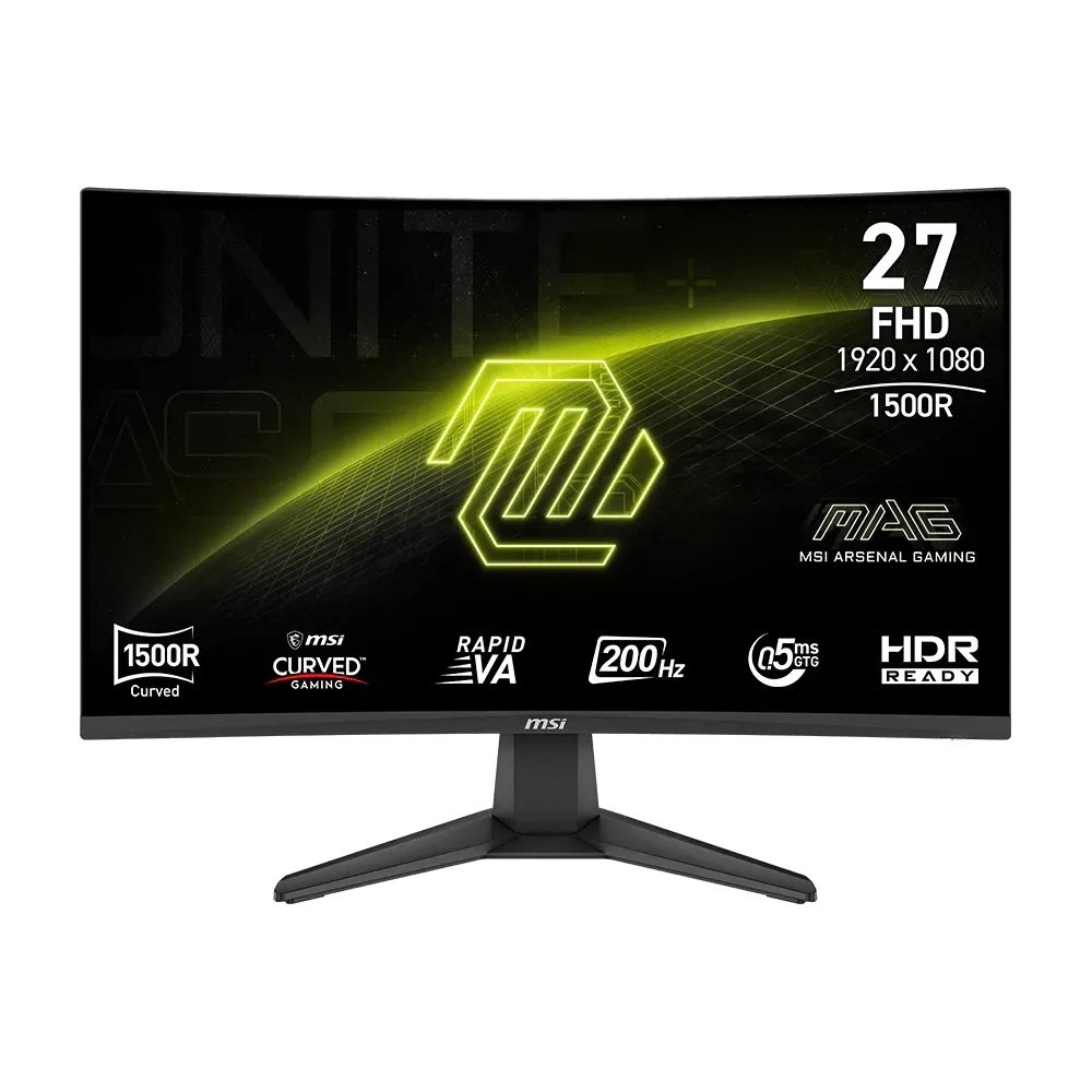 Monitor Gamer Curvo MSI MAG 276CF E20 27″ | Full HD | 200Hz | 0,5ms | FreeSync Premium | HDR Ready