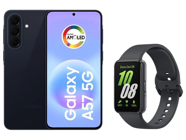 Samsung Galaxy A57 5G 128GB | 8GB RAM | Exynos 1680 | 50MP + Galaxy Fit 3