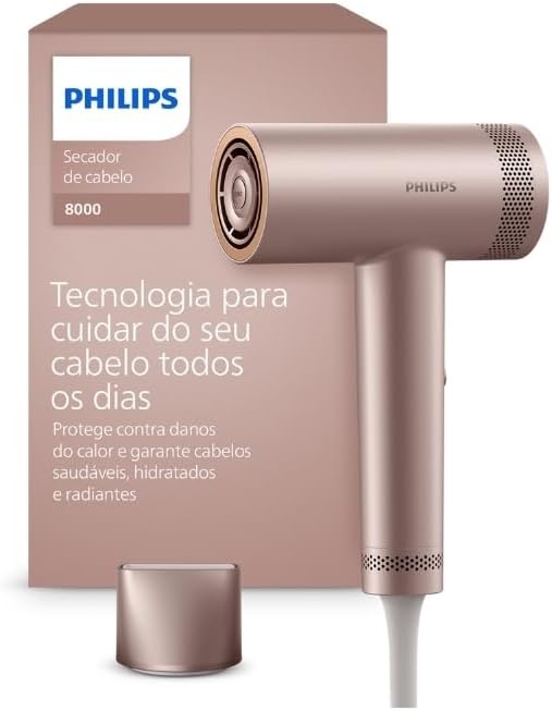 Secador de Cabelo Philips Série 8000 | Secagem Ultrarrápida